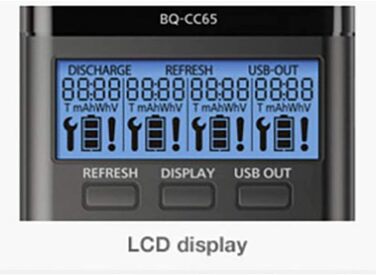 Зарядний пристрій Panasonic Eneloop Pro для акумуляторів 44200, AA/AAA з LCD-дисплеєм та функцією Refresh