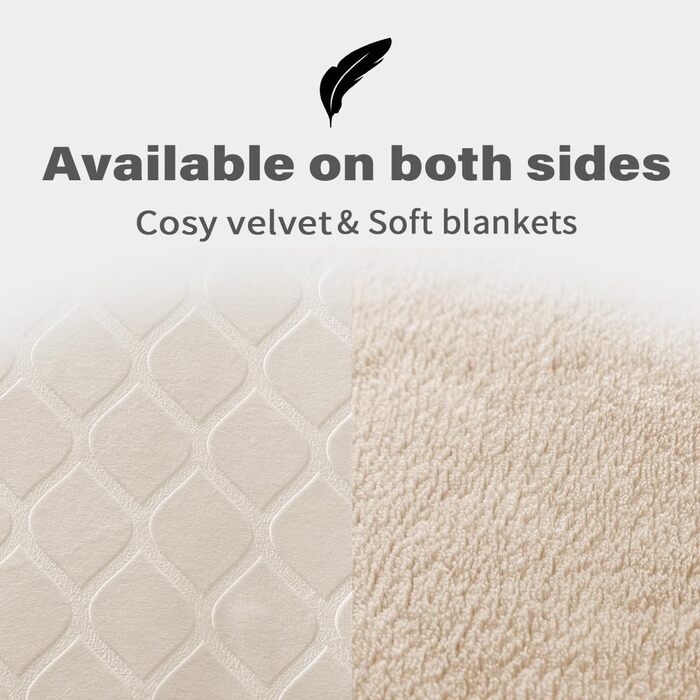 Водонепроникний килимок для собак, 127x152 см. М'який двосторонній коврик для собак великих порід, захист дивану. Сірий + бежевий (80x100 см)