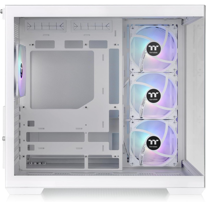 Корпус Thermaltake View 380 TG ARGB Mid-Tower – білий, з двома камерами, USB-C, підтримка радіатора 360мм, 4 вентилятори ARGB