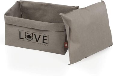 Котяче ліжко CanadianCat Kuschelbett - затишне ліжечко для котів, які люблять картон та папір, 45 x 35 x 35 см