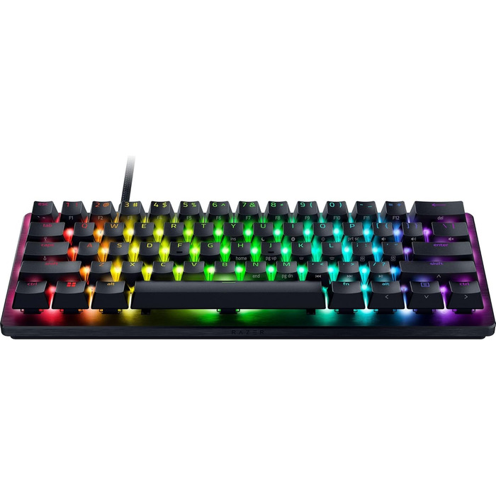 Razer Huntsman V3 Pro Mini - Механічна клавіатура для геймерів 60% з аналоговими оптичними перемикачами | US-Layout | Чорний