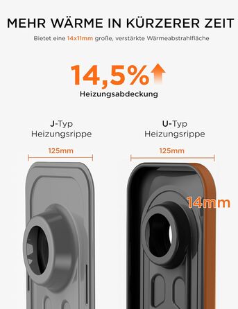 Електричний масляний радіатор Midea 2000W з 9 ребрами, термостатом та захистом від перегріву, тихий нагрівач для дому та офісу, чорний