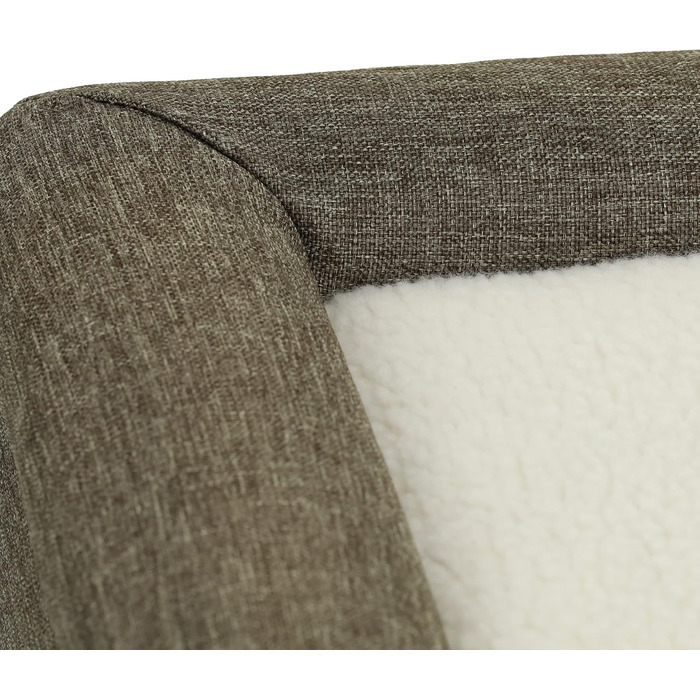 Relaxdays Cat Cave Indoor, Retreat for Cats & Small Dogs, Pet Hideaway 2 Levels, HxWxD: 44 x 38 x 38 cm, grey