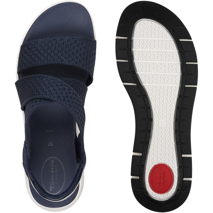 Босоніжки жіночі Tamaris 8-88724-44 Wide Fit, сині (38 EU) - Широка повнота