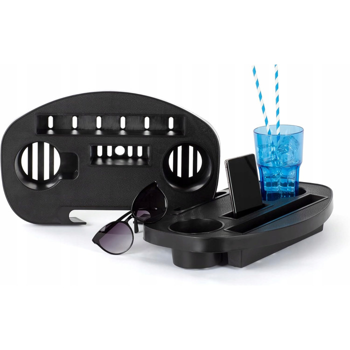 Шезлонг пластиковий чорний Vortech