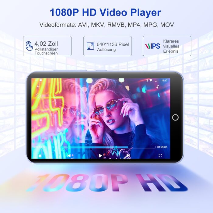 MP3 плеєр з Bluetooth та WiFi, 4.02