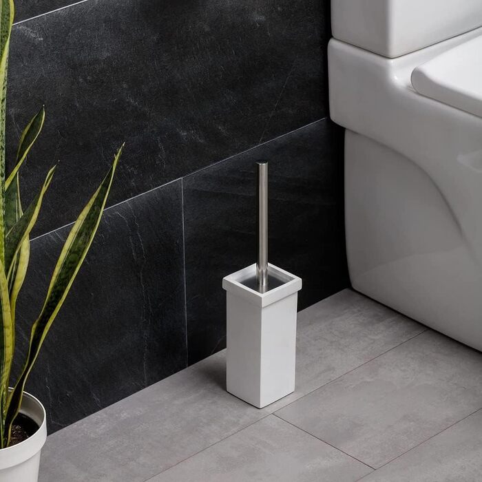 TATAY Klobürste: Елегантна щітка для туалету з кераміки | Тримач для щітки | Колекція Saigon | Бежевий