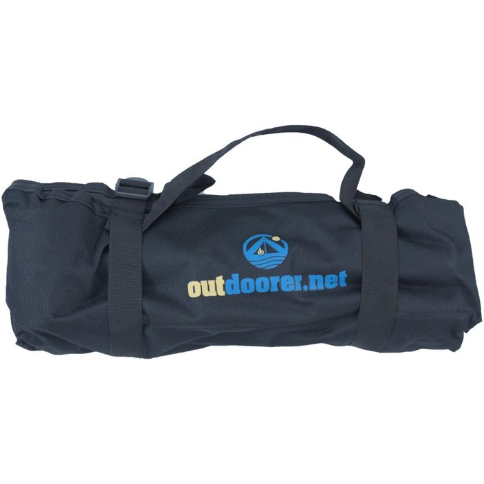 Outdoorer Tent Accessories Set incl. mallet, sand pegs, aluminum pegs, screw pegs, ground sheet pegs, and more.