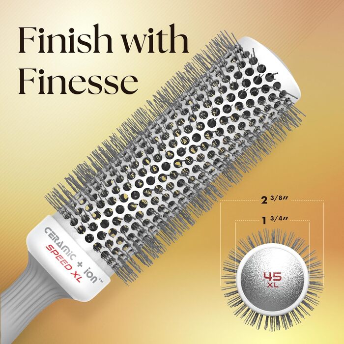 Щітка для волос Olivia Garden Ceramic + Ion Speed XL CIXL-45, 4,5 см, 1 3/4 дюйма