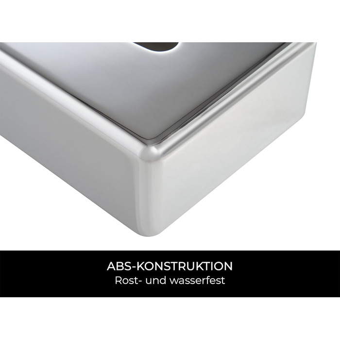 Кришка для серветок прямокутної форми Corby (Devon / TBC0002) срібляного кольору