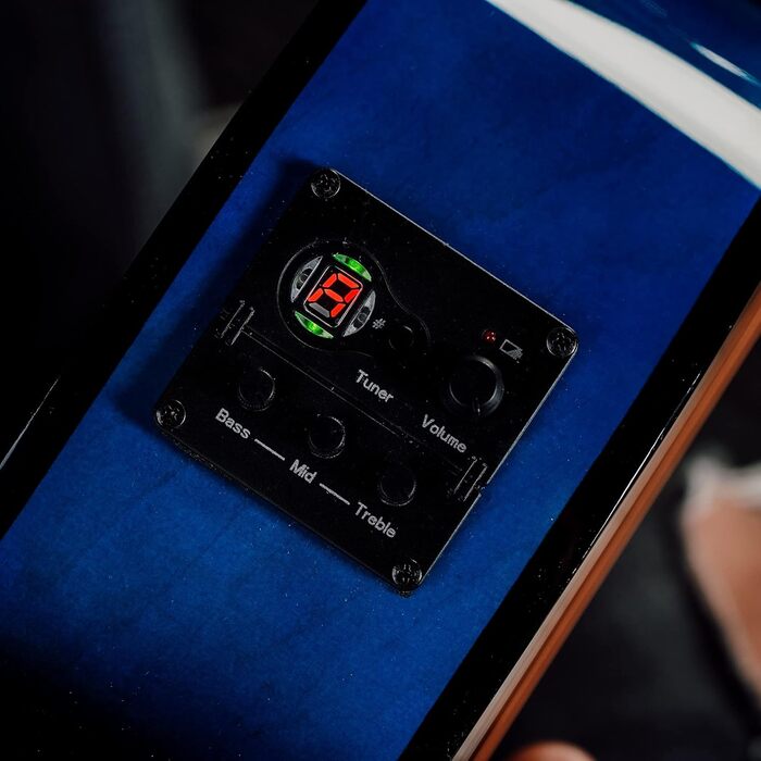 Акустична гітара 3rd Avenue 4/4 з Cutaway, для початківців – набір з чохлом, ремінком, медіатором та запасними струнами, колір натуральний (блакитний)