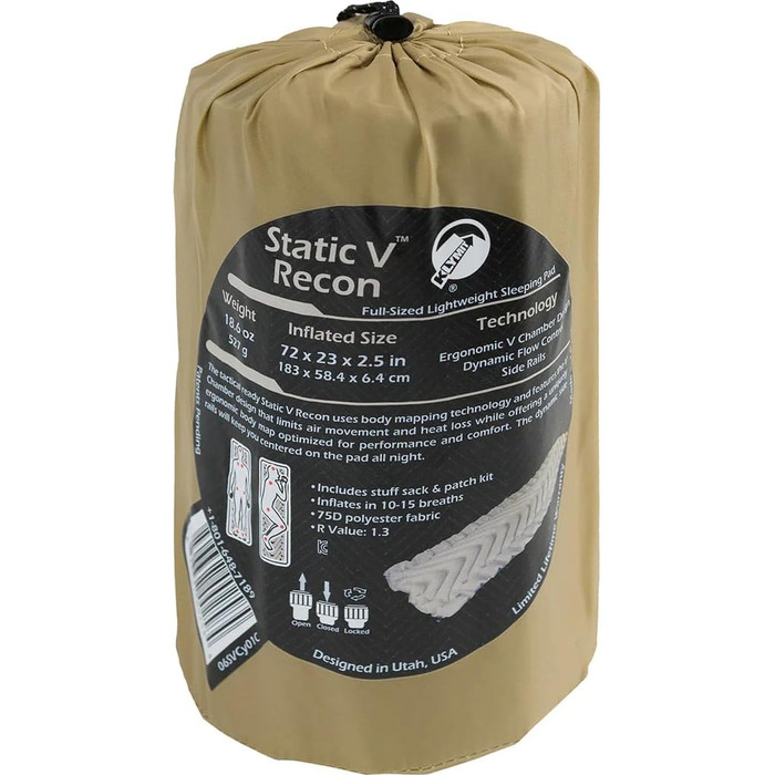Klymit Static V Sleeping Pad - Coyote Sand Color