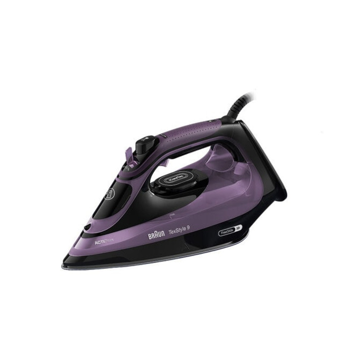 Парова праска Braun TexStyle 9 SI9661VI FreeGlide 3D, 250 г/хв