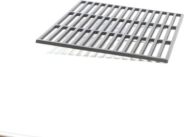 Чорний чавунний гриль-роштва для вугільного та газового гриля Wiltec, для BBQ, емальований гриль-вставка (45 x 35 см)