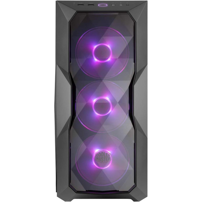 Корпус для ПК Cooler Master MasterBox TD500 Mesh ARGB, 3 вентилятори по 120 мм, загартоване скло, білий (TD500)