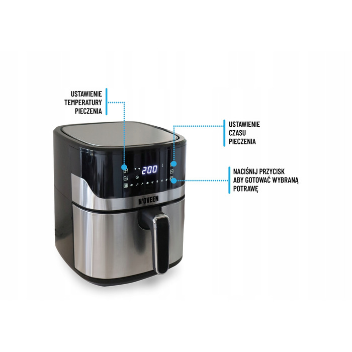 Аерофритюрниця N'oveen AF550 1600 Вт, 6,5 л