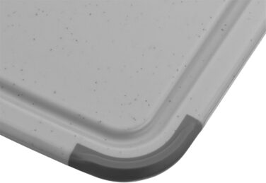 Дуршлаг Silit 38 x 25 см, прямокутний, з ABS-пластику, для нарізання, з жолобками для соку, з ручкою, придатний для миття в посудомийній машині, бережний до ножів