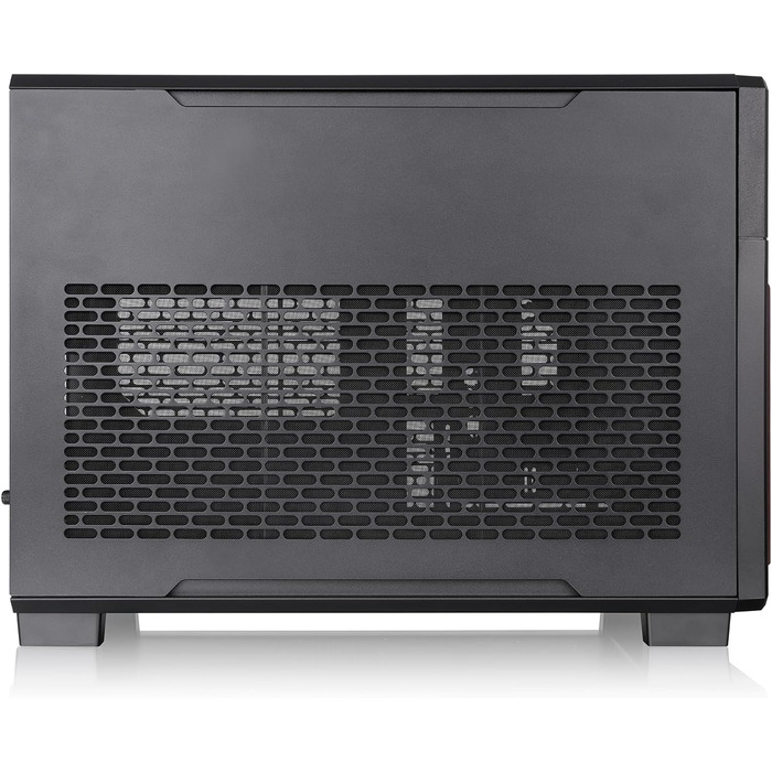 Корпус для ПК Thermaltake TR200 WS Micro-ATX/Mini-ITX, підтримка СРО 360мм, 7 вентиляторів 120мм, USB-C, чорний