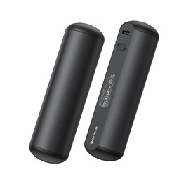 Електричні грілки для рук Warmco Magnetische 2 шт., 10000 mAh, багаторазові, 3 режими нагріву, powerbank, чорний