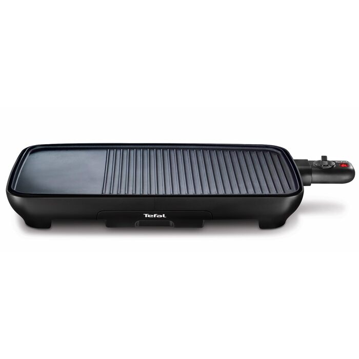 Торговий гриль Tefal Plancha Booster CB6428 Malaga: велика поверхня, 6 температур, злив жиру, Thermo-Spot