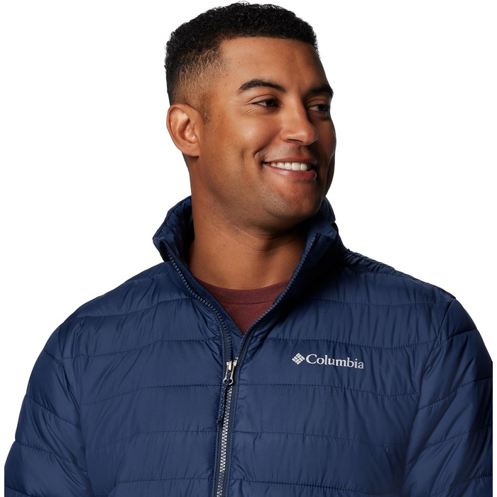 Чоловіча утеплена куртка Columbia Powder Lite II, темно-синя (Collegiate Navy), розмір L