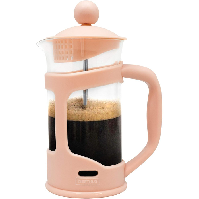 Кавоварка French Press NERTHUS FIH 319 (350 мл, лососовий колір)