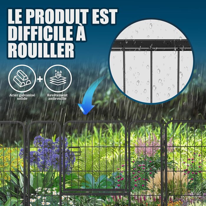 Металевий вольєр для цуценят та собак, забіг з 12 секцій, висота 60 см