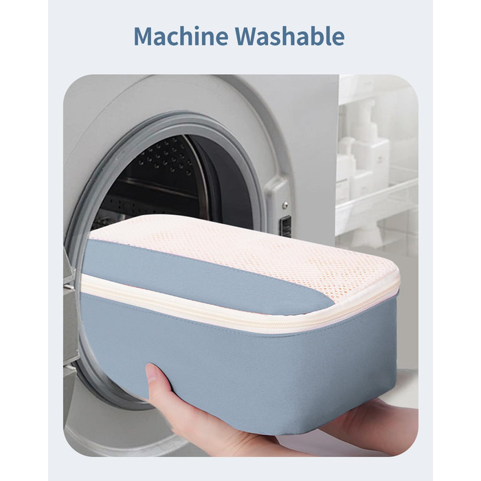 Набір органайзерів для валізи Narwey 7 шт., Packing Cubes для подорожей, рюкзаків, валіз (смугастий, Y-граублау)