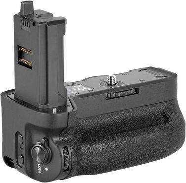 Грип для камери Sony Alpha (A7RIV, A7SIII, A7IV, A9II) з подвійним акумулятором, подібний до VG-C4EM, чорний