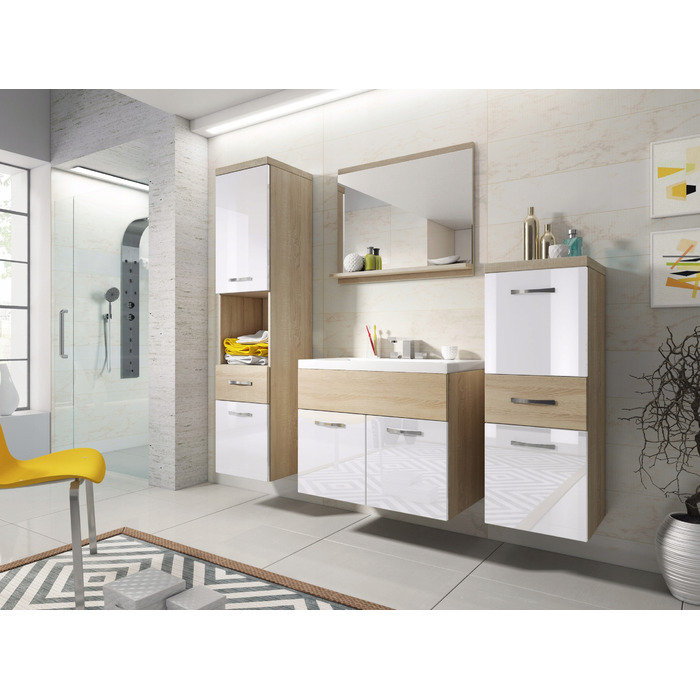 Комплект меблів для ванної кімнати ETNA ALBA, 5 предметів