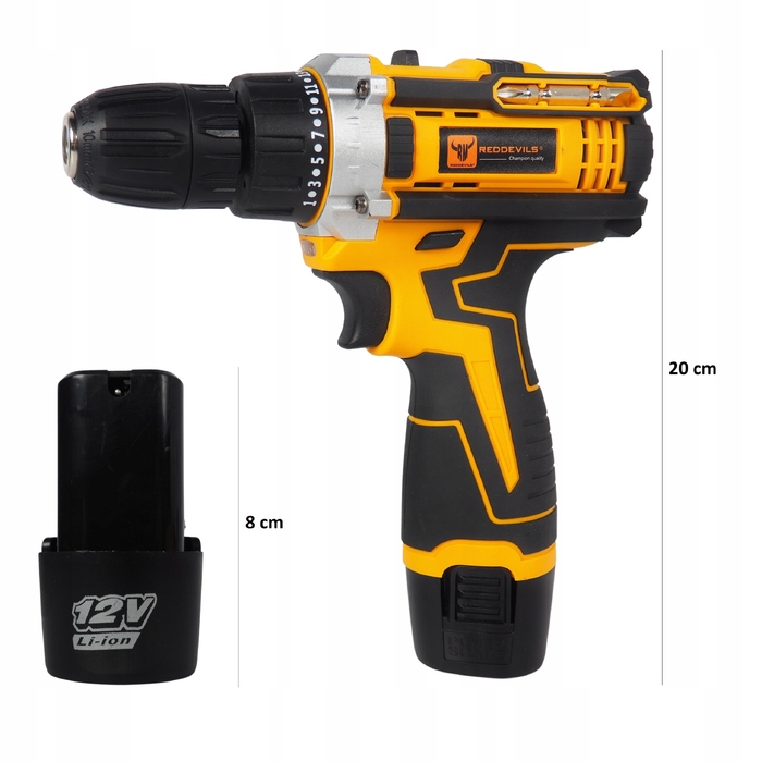 Акумуляторний шуруповерт Total Store 12V