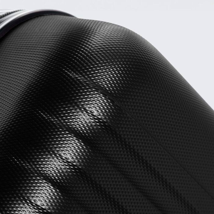 Набір валіз FERGÉ Toulouse 3 шт. з жорстким корпусом - ручна поклажа 55 см, L, XL. Чорний колір, 100% ABS.