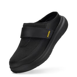 Домашні тапочки FitVille для чоловіків та людей похилого віку, широкі, з клямкою, чорні, розмір 41-50