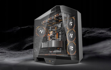 Корпус для ПК DarkFlash DY470 ATX Midi Tower, 4 вентилятори, ігровий