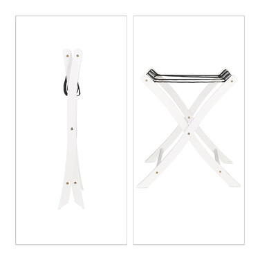 Relaxdays Folding Suit Stand - Wood