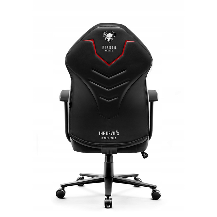 Ігрове крісло Diablo Chairs X-Gamer 2.0, тканина, чорне