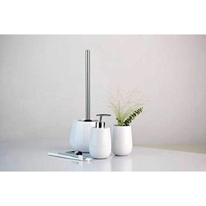 Дозатор для мила WENKO Malta, керамічний, 290 мл, білий