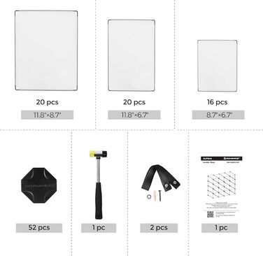 SONGMICS Shoe Rack with 16 Cubes, Interlocking Plastic Shoe Organizer, DIY Storage Cabinet for Closet, Entrance, Bedroom, Garage, Space-Saving Design, 30.5 x 89.9 x 69.8 cm