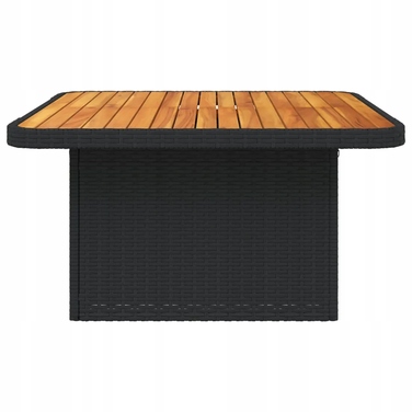 Квадратний стіл з техноротанга VidaXL, 80 x 80 x 71 см
