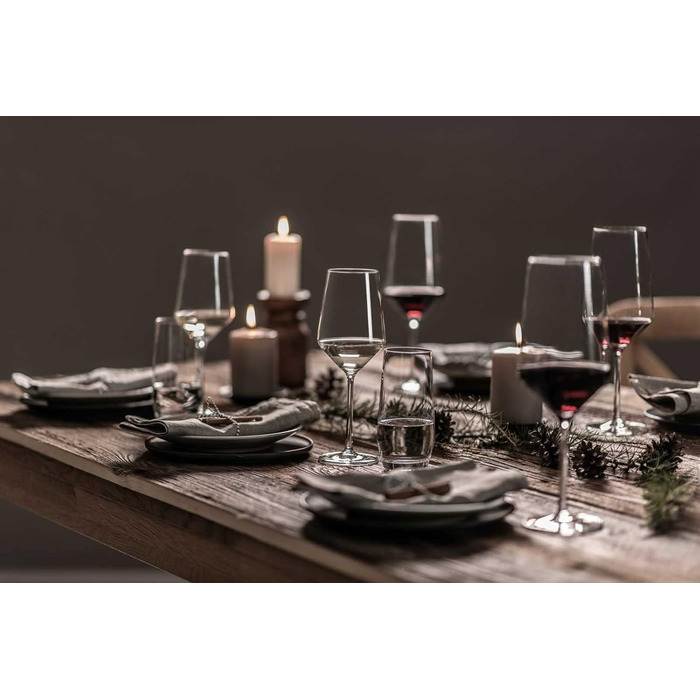 Бокали для червоного вина Zwiesel Glas Pure, набір 2 шт, бордоські келихи з кришталю Tritan®, для вина, придатні для миття в посудомийній машині, виробництво Німеччина