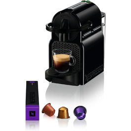 Кавомашина капсульна Nespresso De'Longhi EN 80.B Inissia, 0.7 л, чорна, високий тиск, енергозбереження, автоматичне вимкнення, для еспресо та лунго