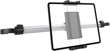 Утримувач для планшета в авто, кріплення на спинку сидіння, 4-13 дюймів, сумісний з iPad, iPad Pro, Switch, Galaxy Tablet