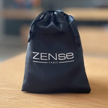 Браслет чоловічий шкіряний плетене ZENSE ZB0393 з магнітною застібкою, чорний
