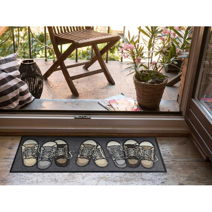 Salonloewe Doormat Sneakers 30 x 75 cm Shoe Parking