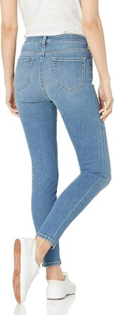 Джинси скінні жіночі Amazon Essentials з еластичної тканини, середньої посадки, світло-блакитні (36)