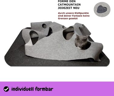 CatMountain® Cat Carpet, Cat Tunnel, Cat Toy, Interactive Cat Toy, Kitten Toy for Your Cat.