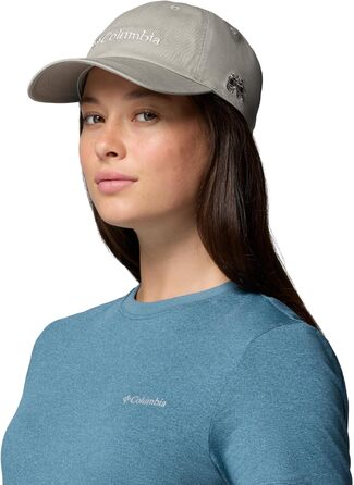 Кепка бейсболка Columbia Provisions сіра з логотипом та біноклем, унісекс