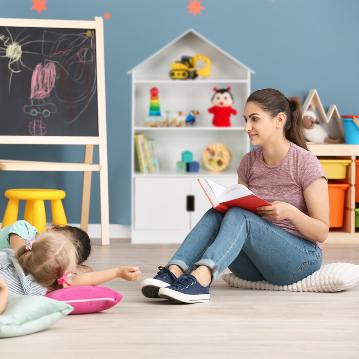 Relaxdays Children's Shelf, House Shape
