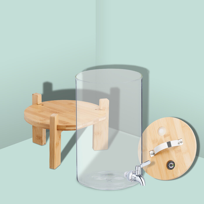 Relaxdays Beverage Dispenser for Cold & Hot Drinks