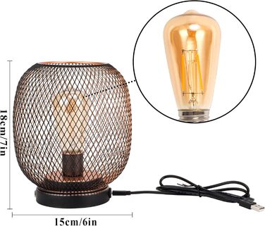 Настільна лампа JHY DESIGN Gold Schwarz: 2 шт. з LED-лампочками, чорний та золотий, для спальні, вітальні, вечірки, саду